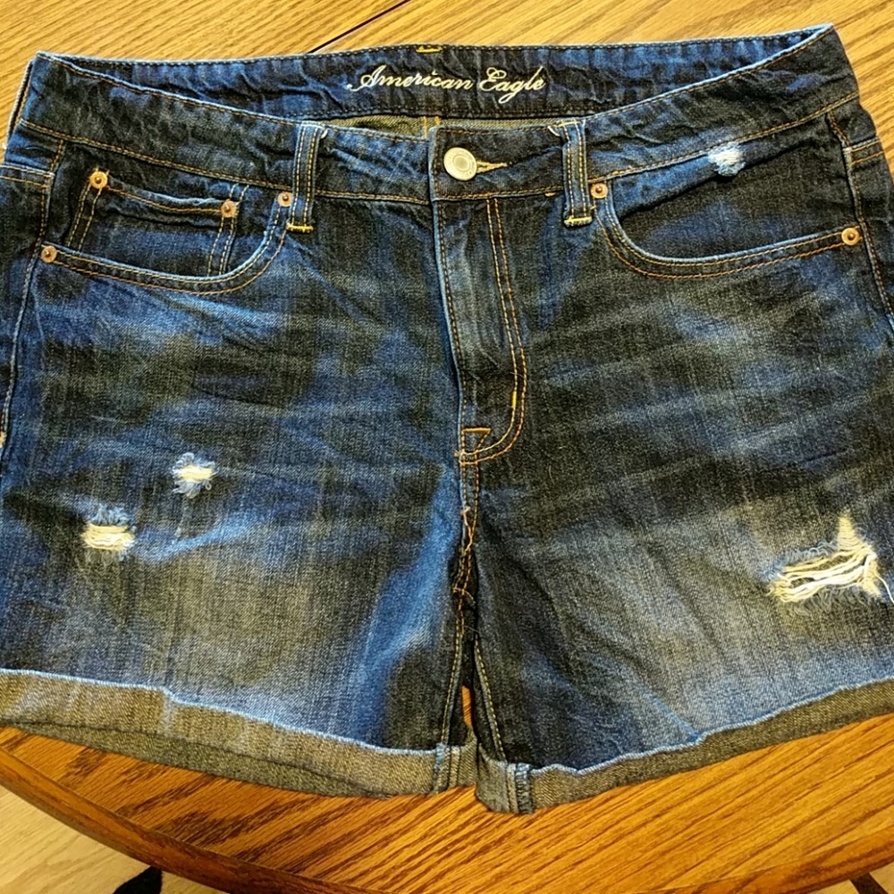 Denim shorts